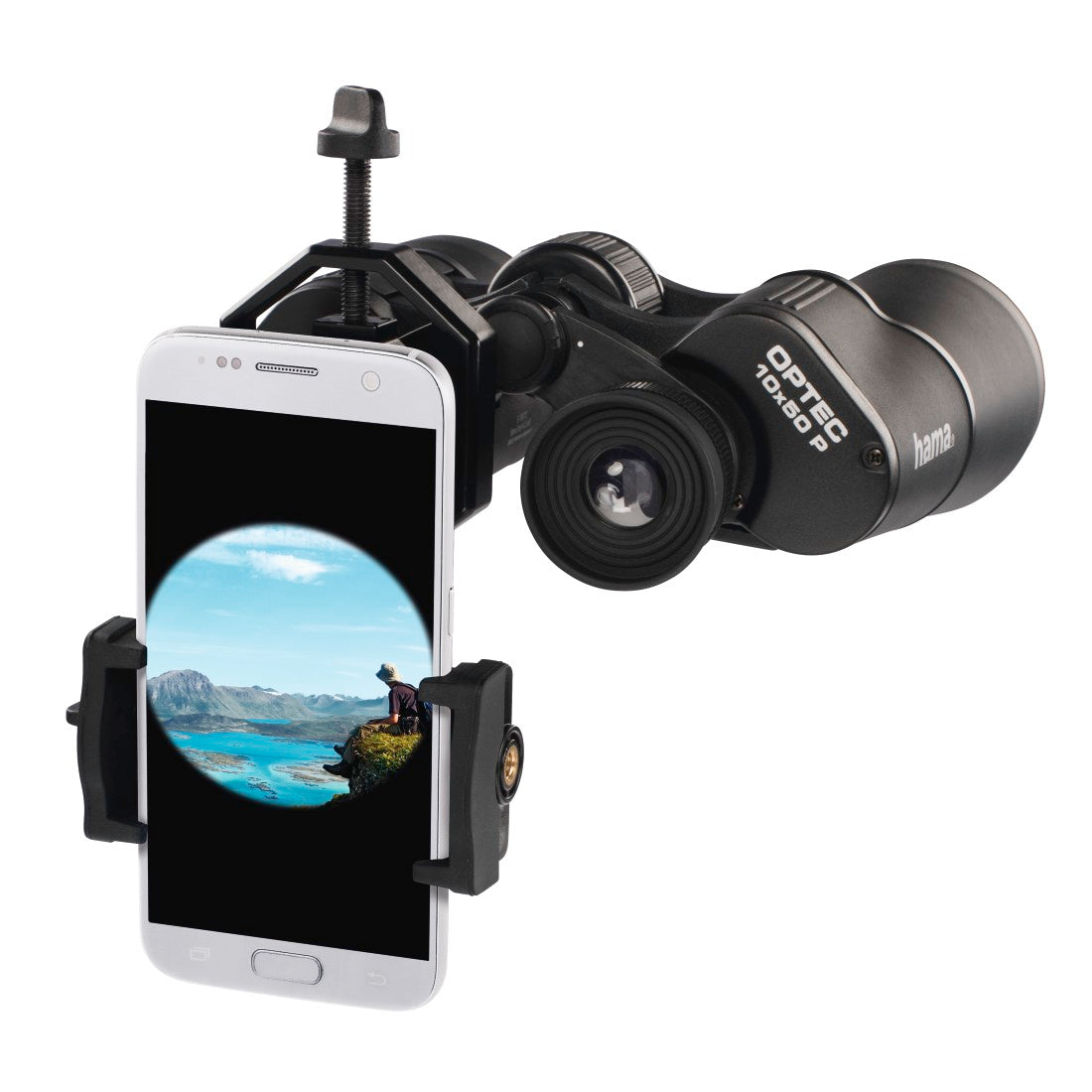 Hama Smartphone Holder For Spotting Scopes, Telescopes, Binoculars Etc Arkwright's Emporium