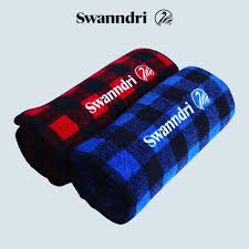 Swanndri Beach Towel Red and Blue