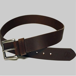 Swanndri Men's Brown Leather Jean Belt - 40mm Wide