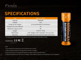 Fenix - Battery 21700 5000mAh Type-C USB Rechargeable