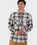 Swanndri Egmont Half Button Cotton Shirt - Mix & Match Two for $80!