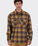 Swanndri Egmont Half Button Cotton Shirt - Mix & Match Two for $80!