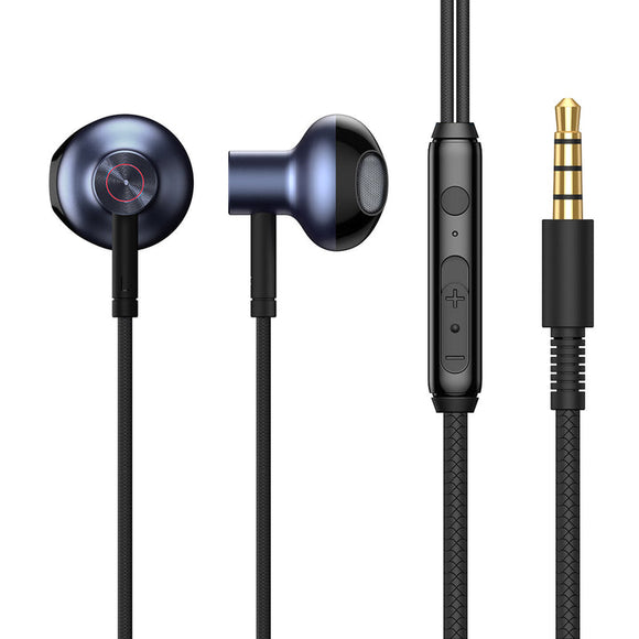 Baseus Encok H19 Wired Earphones – Black