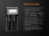 Fenix - Battery Charger D2 - 2 slots