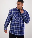 Swanndri Egmont Half Button Cotton Shirt - Mix & Match Two for $70!