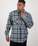 Swanndri Egmont Half Button Cotton Shirt - Mix & Match Two for $70!