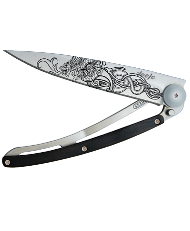 Deejo Tattoo Linerlock 37g Shark Folding Pocket Knife 1cb064 – Atlantic  Knife Company