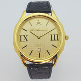 St Alexander GS503 Gents Gold Bezel Quartz Analogue Dress Watch